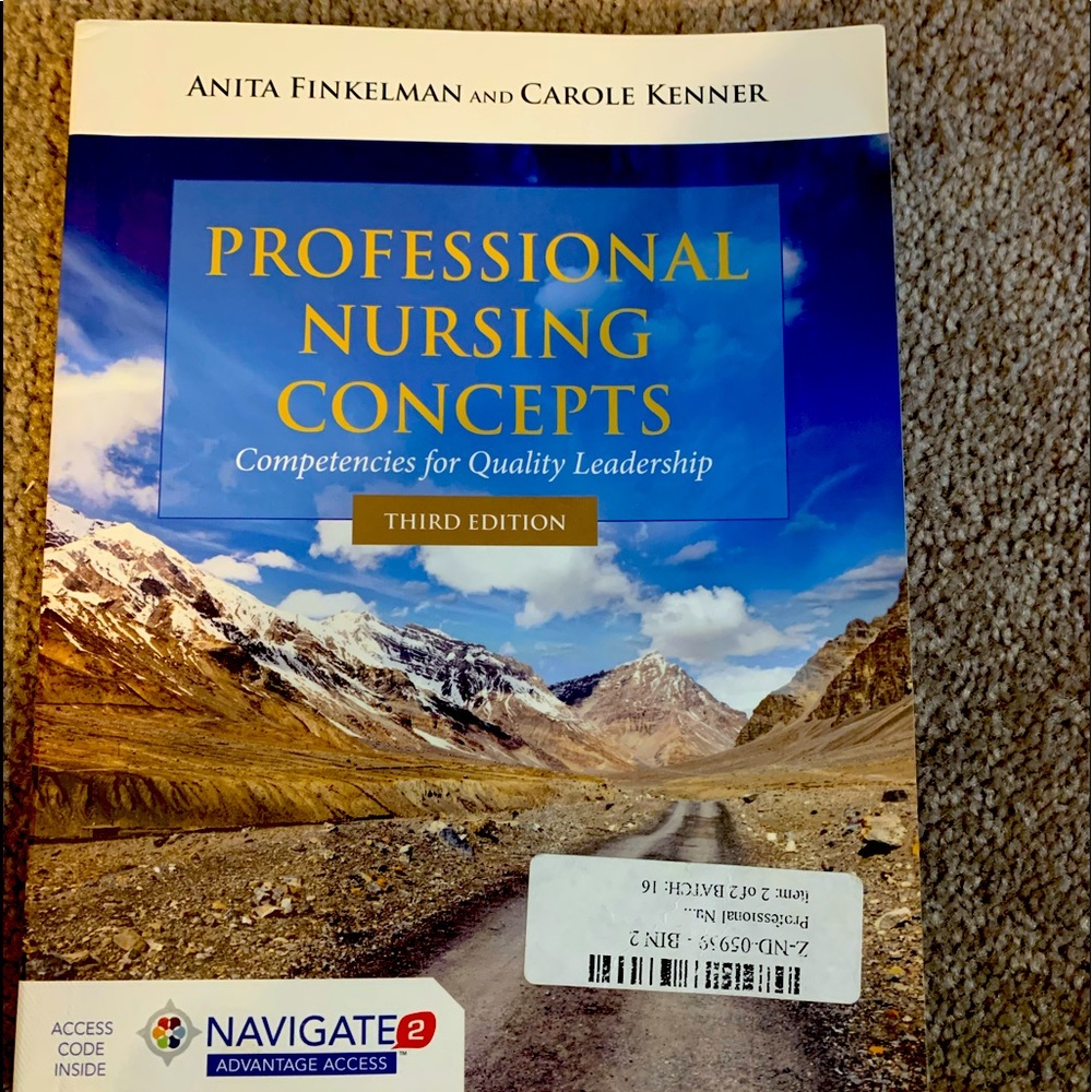 Professional Nursing Concepts text